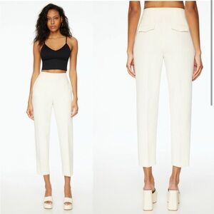 New Dynamite Kendall Slim Fit White Pants
